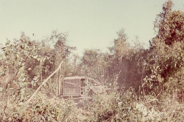 Rome plow cutting through jungle